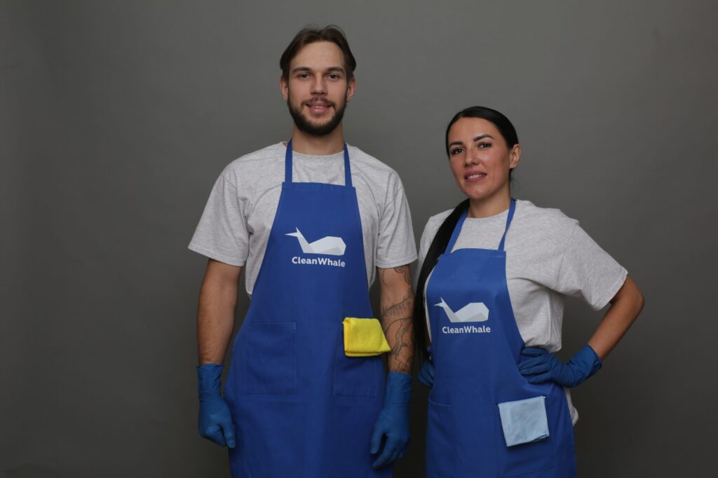 Ekipa CleanWhale firmy sprzątającej w Sopocie.